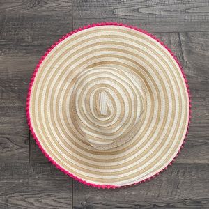 Girls Wide Brim Sun Hat